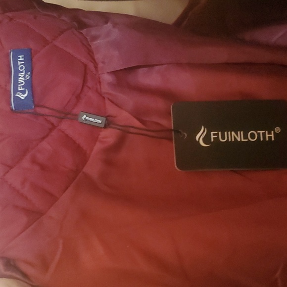 NWT Burgundy vest - Picture 5 of 6